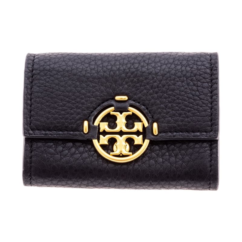 TORY BURCH トリーバーチ 新品未使用 ロゴ折りたたみ財布 黒 culto.pro