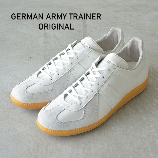 GERMAN ARMY TRAINER ORIGINAL ジャーマン アーミートレーナー オリジナル レディース メンズ ユニセックス ホワイト ジャーマントレーナー 本物 【15:00までのご注文で即日配送】