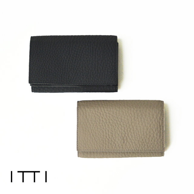 ITTI イッチ CRISTY TRIFOLD MID WLT / DIPLO SKY クリスティトライフォルドミディアムウォレット ディプロスカイ 本革 三つ折り 金入れ パウダーコンパクト  (メンズ レディース ユニ一発やる 分かりやすい 開運金入れ 一粒万倍 差し上げ物 差し上げ物 )