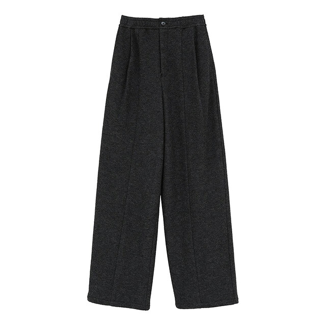 マノフ MANOF ブークレ ワイド パンツ BOUCLE WIDE PANTS ウールリング ウエストゴム レディース 【2025 新作】【15:00までのご注文で即日配送】プレゼント ギフト｜store Volk