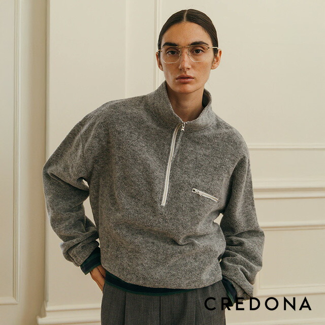 CREDONA ◆ ウールショートジップジャケット 楽天市場】クレドナ CREDONA ウール エンブロイダリー ショート ジップ