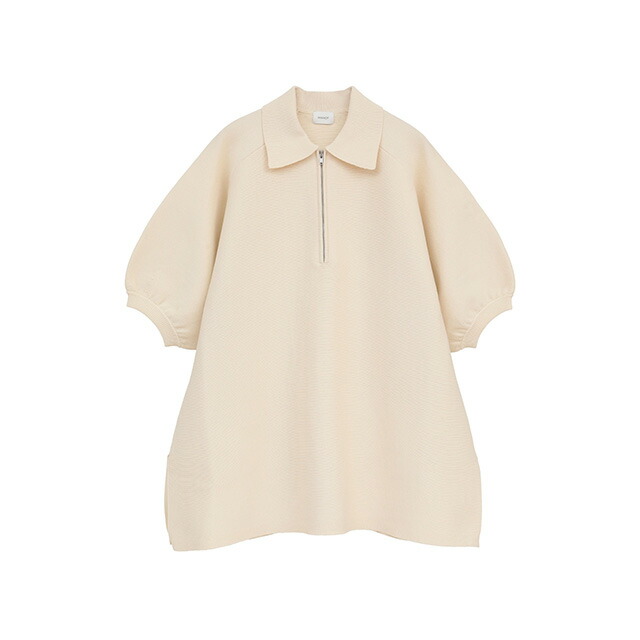 マノフ MANOF オーバー ニット ポロシャツ OVER KNIT POLO SHIRT フレアシルエット スキッパージップ 【2026 新作】【15:00までのご注文で即日配送】
