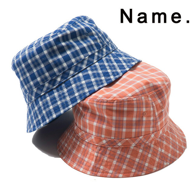 mens plaid bucket hat