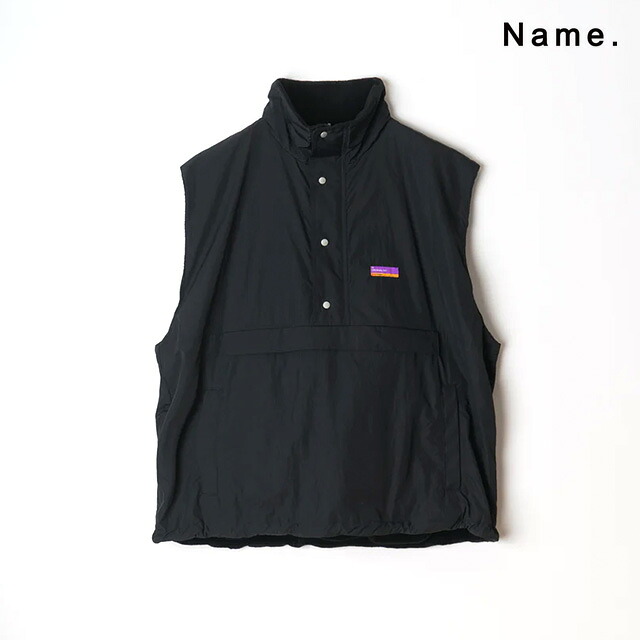 Name. ネーム REVERSIBLE NYLON VEST リバーシブル ナイロン ベスト フリース メンズ 【2024 新作】【15:00までのご注文で即日配送】｜store Volk