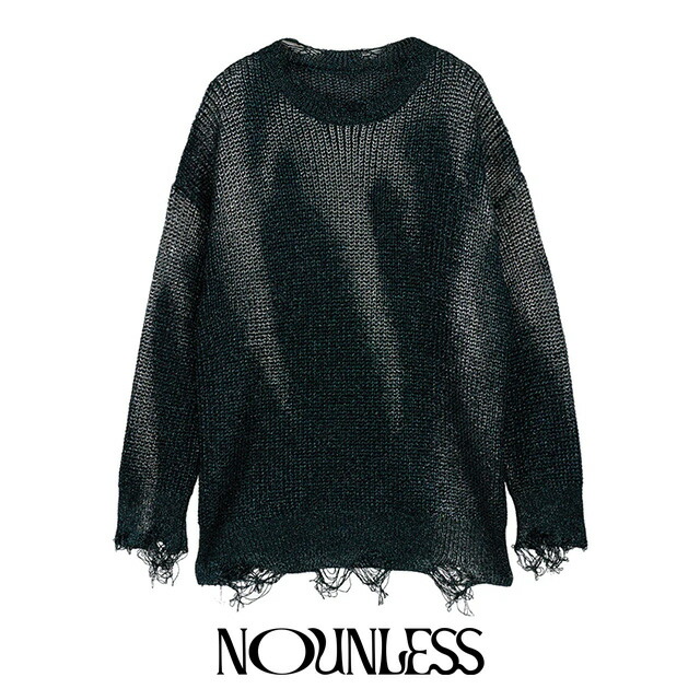 楽天市場】ナウンレス NOUNLESS ナウンレス クラシック ロゴニット