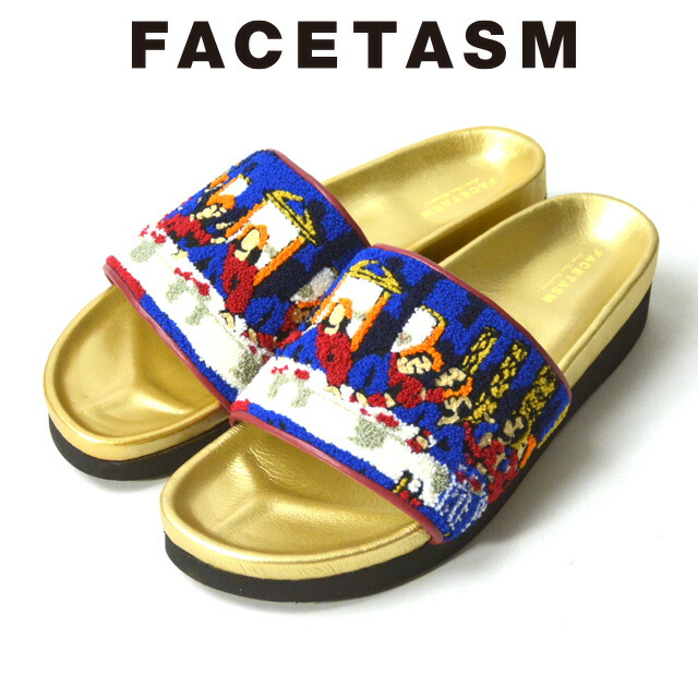 FACETASM ファセッタズム LAST SUPPER SANDAL ラストサパー サンダル シャワーサンダル 最後の晩餐 【15:00までのご注文で即日配送】 プレゼント ギフト