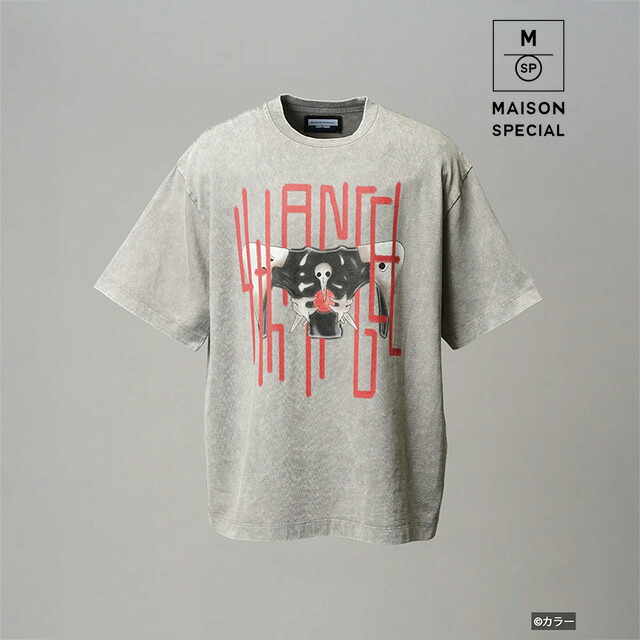 【EVANGELION for MAISON SPECIAL】 エヴァンゲリオン × メゾンスペシャル Prime-Over Crew Neck Graphic T-Shirt プライムオーバークルーネック グラフィック 使徒 Tシャツ 【2026 新作】【15:00までのご注文で即日配送】 プレゼント ギフト|store Volk
