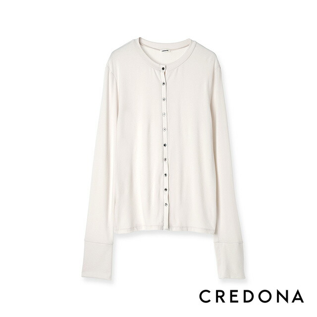楽天市場】クレドナ CREDONA スムースカーディガン SMOOTHY CARDIGAN