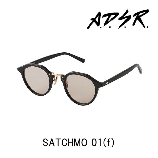 A.D.S.R. 黒眼鏡 SATCHMO 01(f) アイウェア エーディーエスアール ADSR 【定め事取りまわし店】【15:00までのご申し付けるで即日送りとどける】 差し上げ物 差し上げ物