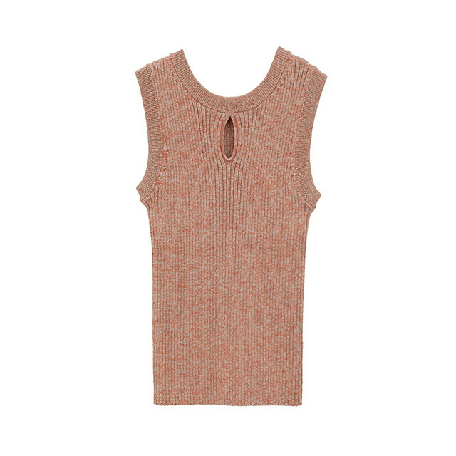 クラネ CLANE ダブル フェイス ホール ニット トップス W FACE HOLE KNIT TOPS レディース ノースリーブ 【2025 新作】【15:00までのご注文で即日配送】｜store Volk