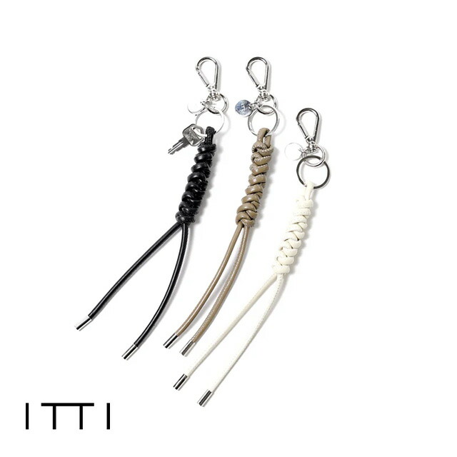 ITTI イッチ CRISTY SNAKE KNOT CHARM / STCOW クリスティスネークノットチャーム 本革 キーリング (メンズ レディース ユニセックス シンプル ギフト プレゼント )
