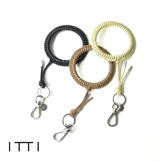 ITTI イッチ CRISTY KNOT WRIST CIRCLE CHARM / RAPTO JP クリスティ ノット リスト サークル チャーム / ラプト 本革 レザー チャーム (メンズ レディース ユニセックス シンプル ギフト プレゼント )