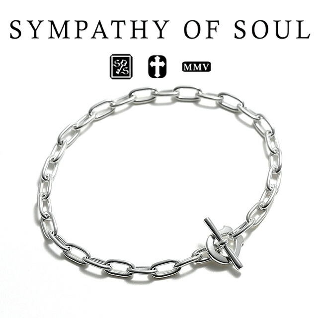シンパシーオブソウル シン ホースシュー トグル ブレスレット ロングリンク Thin Horseshoe Toggle Bracelet - Long Link sympathy of soul アクセサリー (メンズ レディース シンプル ギフト プレゼント )画像