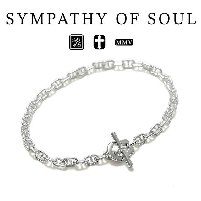 シンパシーオブソウル シン ホースシュー トグル ブレスレット アンカー Thin Horseshoe Toggle Bracelet - Anchor sympathy of soul アクセサリー (メンズ レディース シンプル ギフト プレゼント )｜store Volk