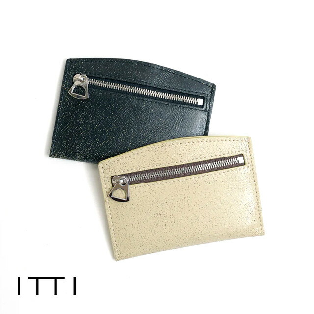 ITTI イッチ CRISTY SMART CARD WLT / CRACK クリスティ スマート カード ウォレット クラック 本革 レザー カードケース スマートウォレット (メンズ レディース ユニセックス シンプル ギフト プレゼント )
