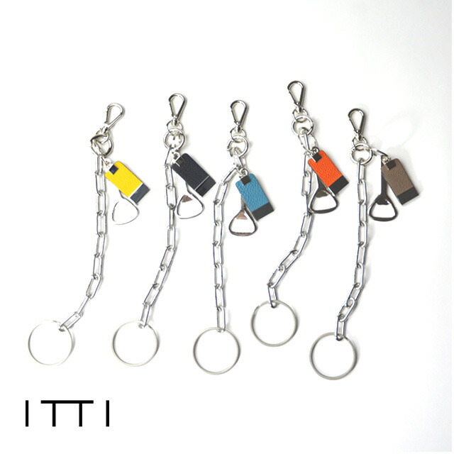 ITTI イッチ CRISTY POLICE CHAIN CHARM / DIPLO FJORD クリスティス ポリス チェーン チャーム ディプロフィヨルド 本革 キーチェーン ウォレットチェーン (メンズ レディース ユニセックス シンプル ギフト プレゼント )