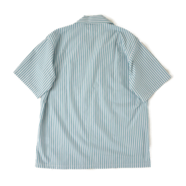 楽天市場 送料無料 エフィレボル ダブルポケットストライプシャツ Half Sleeve Striped Ewen Shirt メンズ コーデ ストライプ柄 春 襟 半袖 Efilevol Store Volk