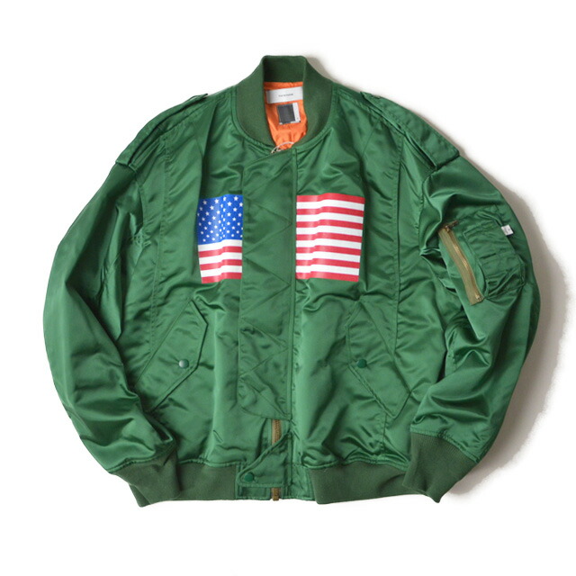 気質アップ Facetasm ファセッタズム American Flag Ma 1 アメリカンフラグ Ma 1 メンズ レディース オーバーサイズ 大きいサイズ ジップアップブルゾン 18 60 Off Www Habs Edu Kw