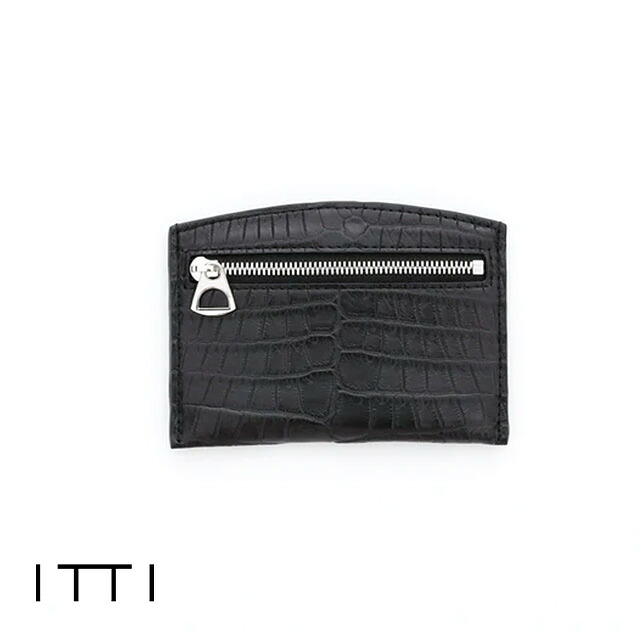 ITTI イッチ CRISTY SMART CARD WLT / CROCO クリスティ スマート カード ウォレット クロコダイル クロコ 本革 レザー カードケース スマートウォレット (メンズ レディース ユニセックス シンプル ギフト プレゼント ) 25,773円