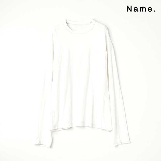 Name. 名まえ REVERSIBLE LOOSE FIT LONG SLEEVE TEE リヴァーシブル 濫りがわしい 相応う ロング捩り T  長袖 メンズ 【2026 新作】【15:00までのご申しつけるで即日送りとどける】
