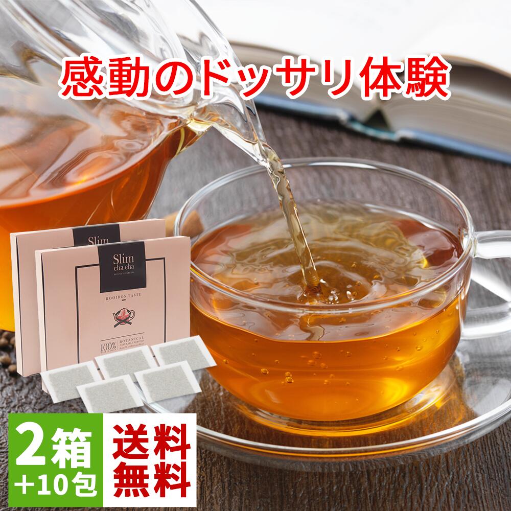 P10倍確定 お買い物マラソン 60包 10包プレゼント 感動のドッサリ体験 送料無料 スリムチャチャ ルイボスティー風味のスッキリ茶 お茶 ダイエットティー ダイエット茶 ダイエットドリンク 菊芋 送料無料 今なら 10包プレゼント つらい悩みに ドッサリ感動茶 ルイボス