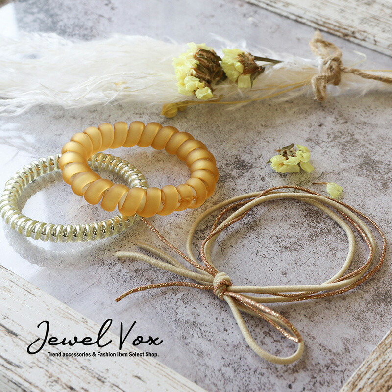 楽天市場】【4個セット メール便送料無料】 ヘアゴム ポニー ダブル