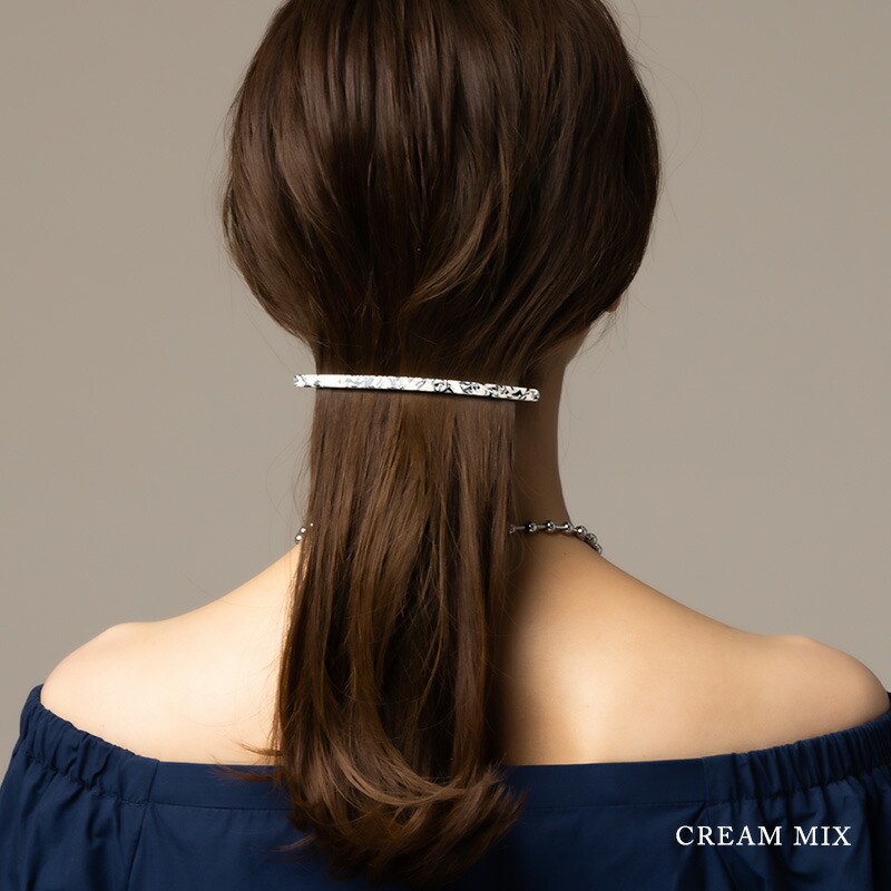 バレッタ ヘアアクセ レディース 髪留め 細 ヘアアレンジ まとめ髪 おしゃれ マーブル模様 結婚式 パーティー シンプル 大きめ 可愛い プレゼント 女性  ギフト 大人 30代 40代 50代 ポイント消化 消費 ヘアアクセサリー