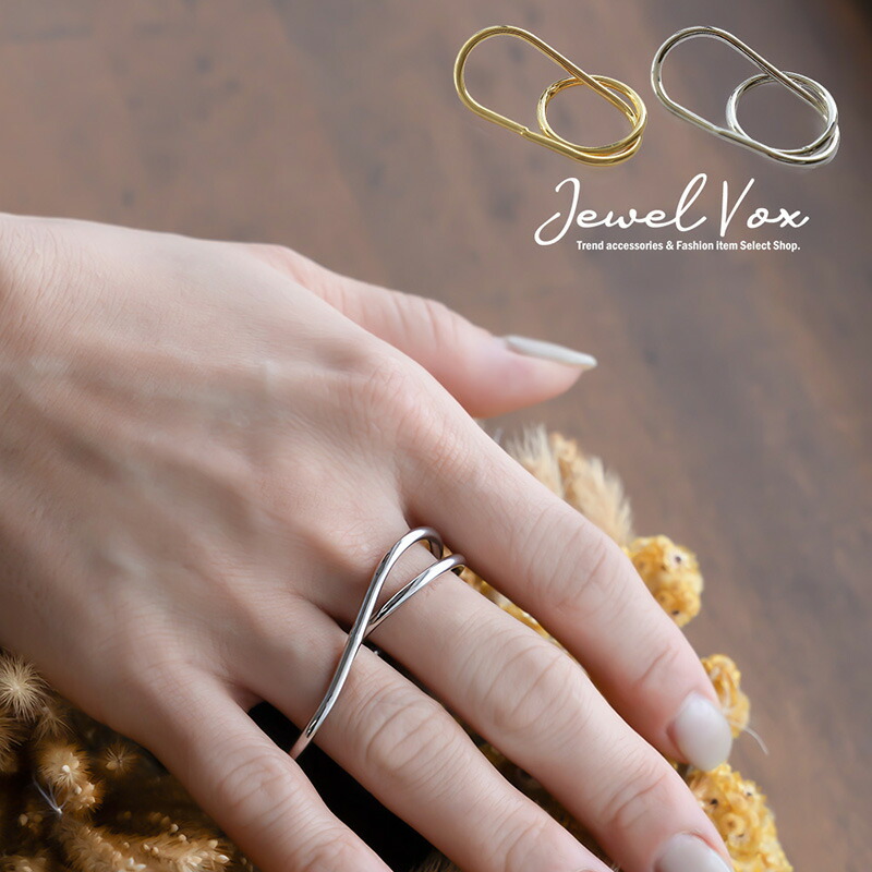 楽天市場】ダブルフィンガーリング R-days リング 指輪 二本指リング