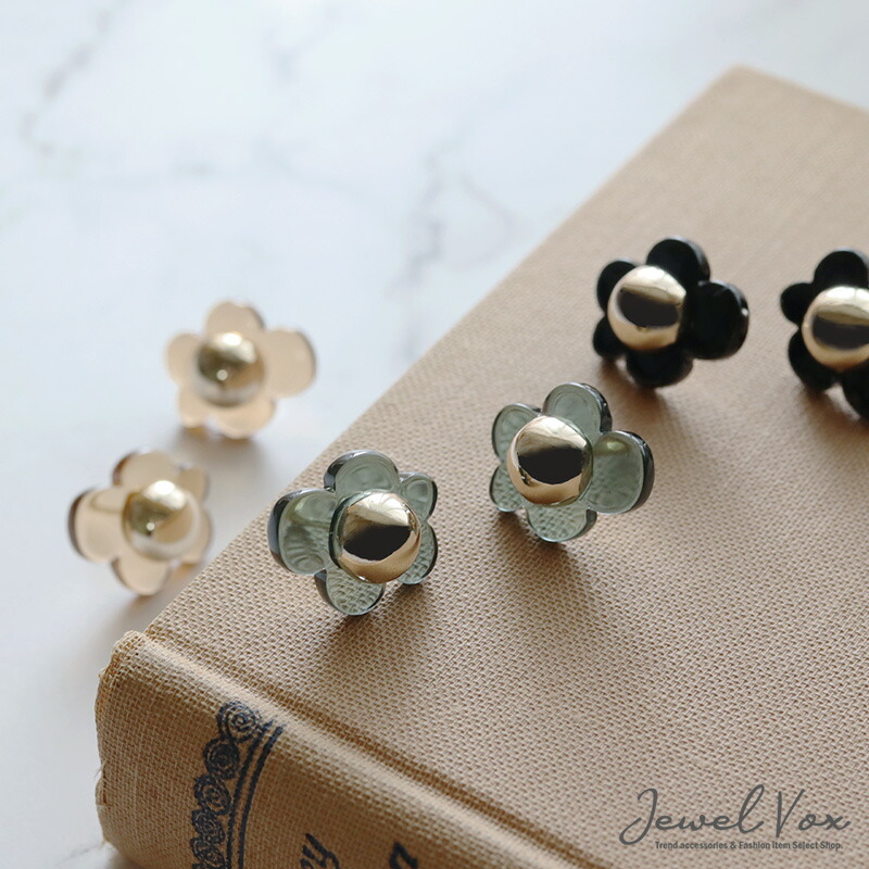 K18 「アミ クローバー」ピアス Orefice