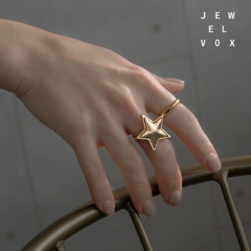 楽天市場】スターリング 星リング ゴールドリング 指輪 18KGP ゴールド