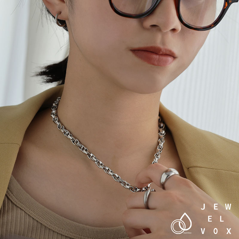 楽天市場】【6/27～28はP10倍!】 ネックレス ステンレス ショート