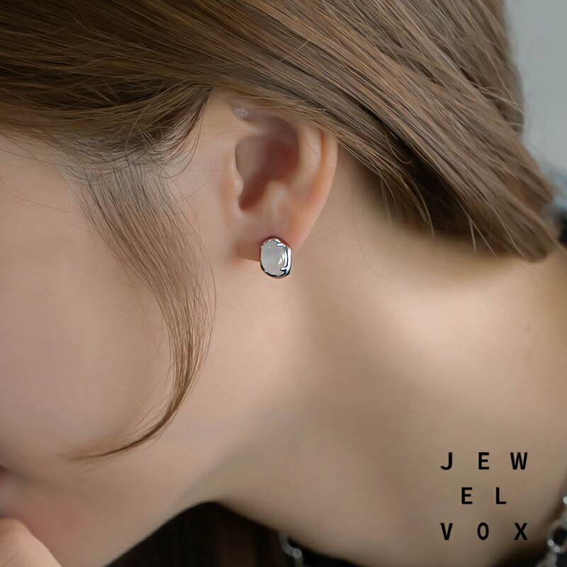K18 「アミ クローバー」ピアス Orefice