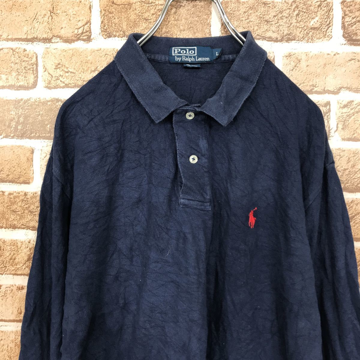 楽天市場 Polo By Ralph Lauren 長袖ポロシャツ Lサイズ ポロ ラルフローレン ネイビー 古着卸 アメリカ仕入 T10 3672 古着屋den