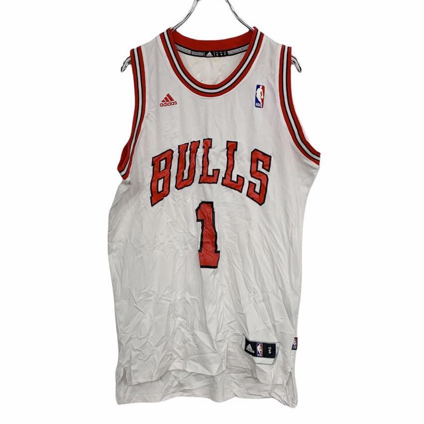 楽天市場】adidas NBA Chicago BULLS ゲームシャツ Sサイズ ROSE