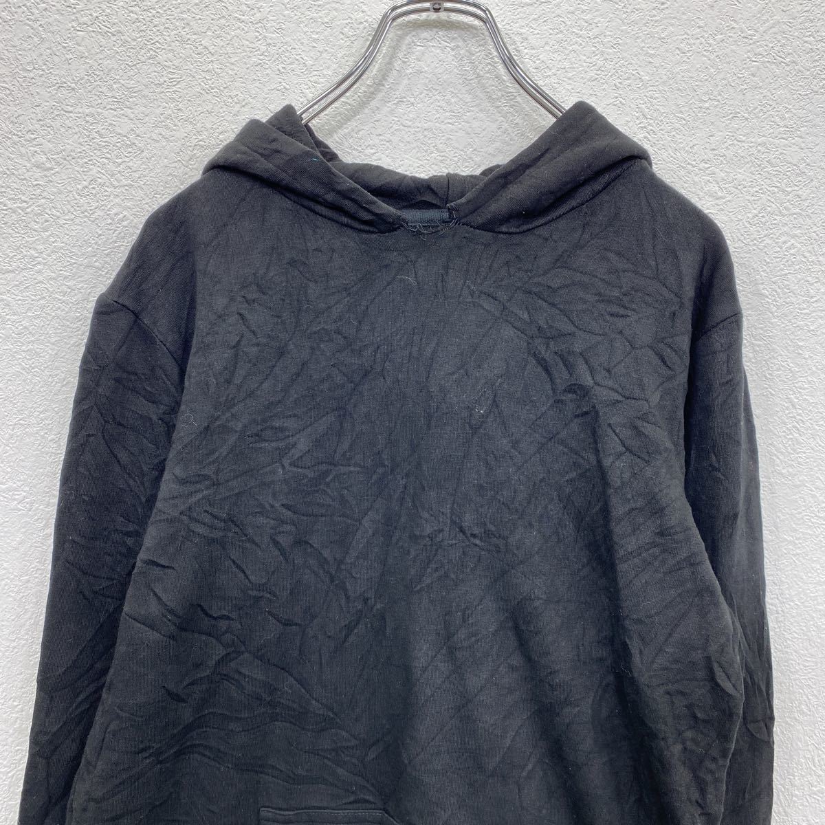 ADXスウェットパーカーキッズXLブラック無地シンプルフーディー古着卸アメリカ仕入t2202-4399