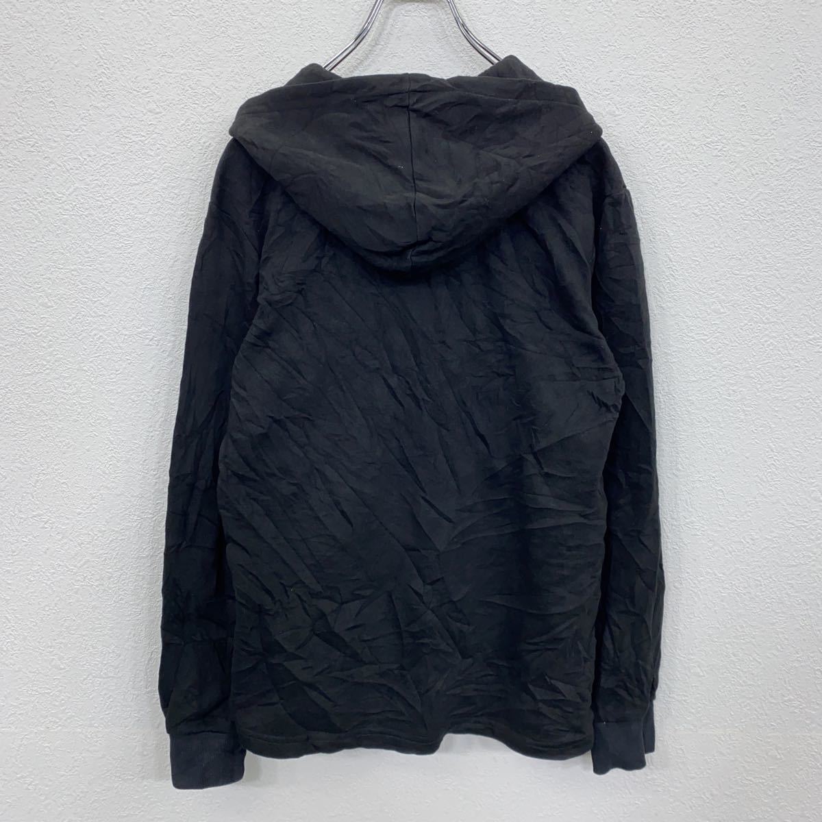 ADXスウェットパーカーキッズXLブラック無地シンプルフーディー古着卸アメリカ仕入t2202-4399