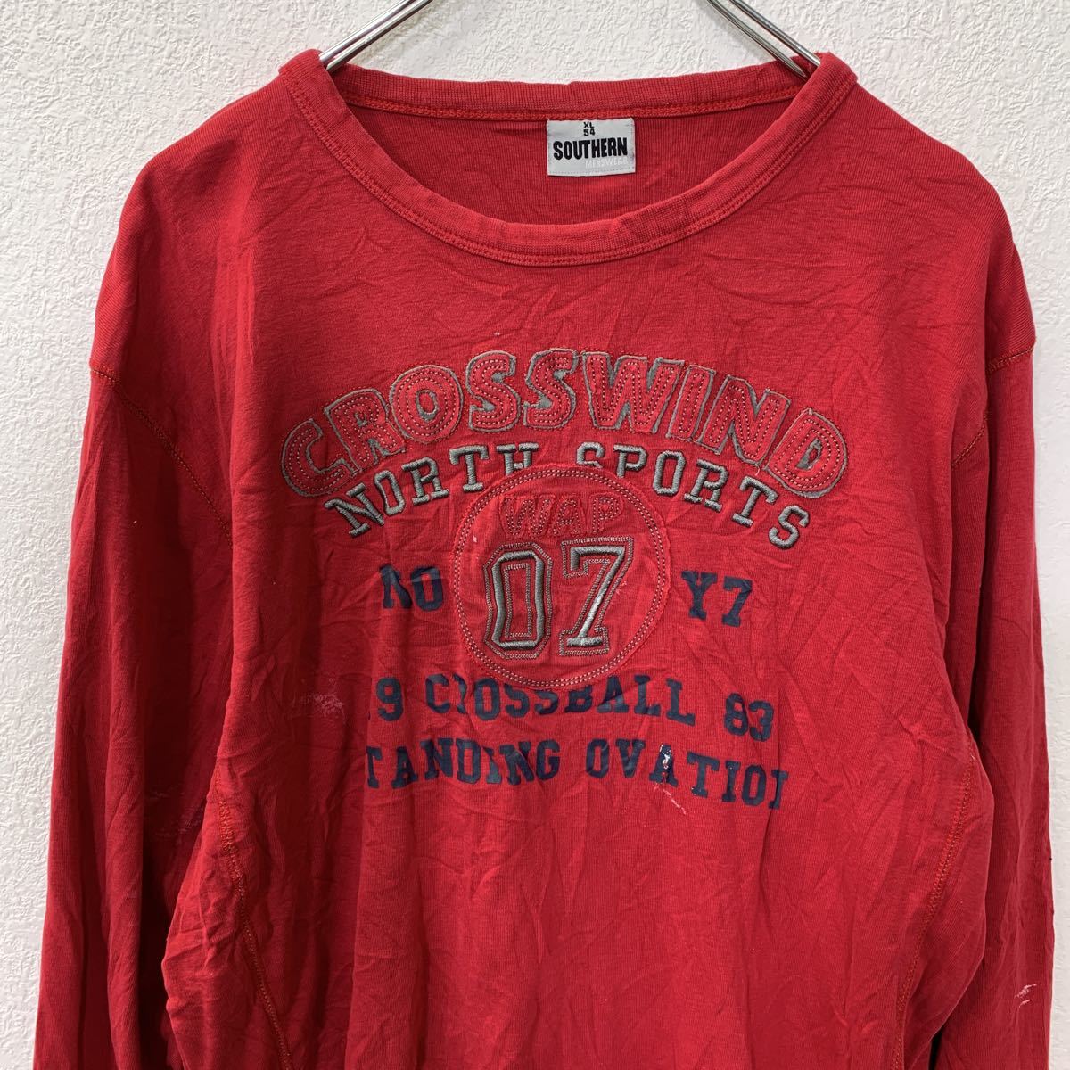 超安い品質 SOUTHERN 長袖Tシャツ XLサイズ ビッグサイズ レッド 古着卸 アメリカ仕入 t2210-3113 nexjob.ca