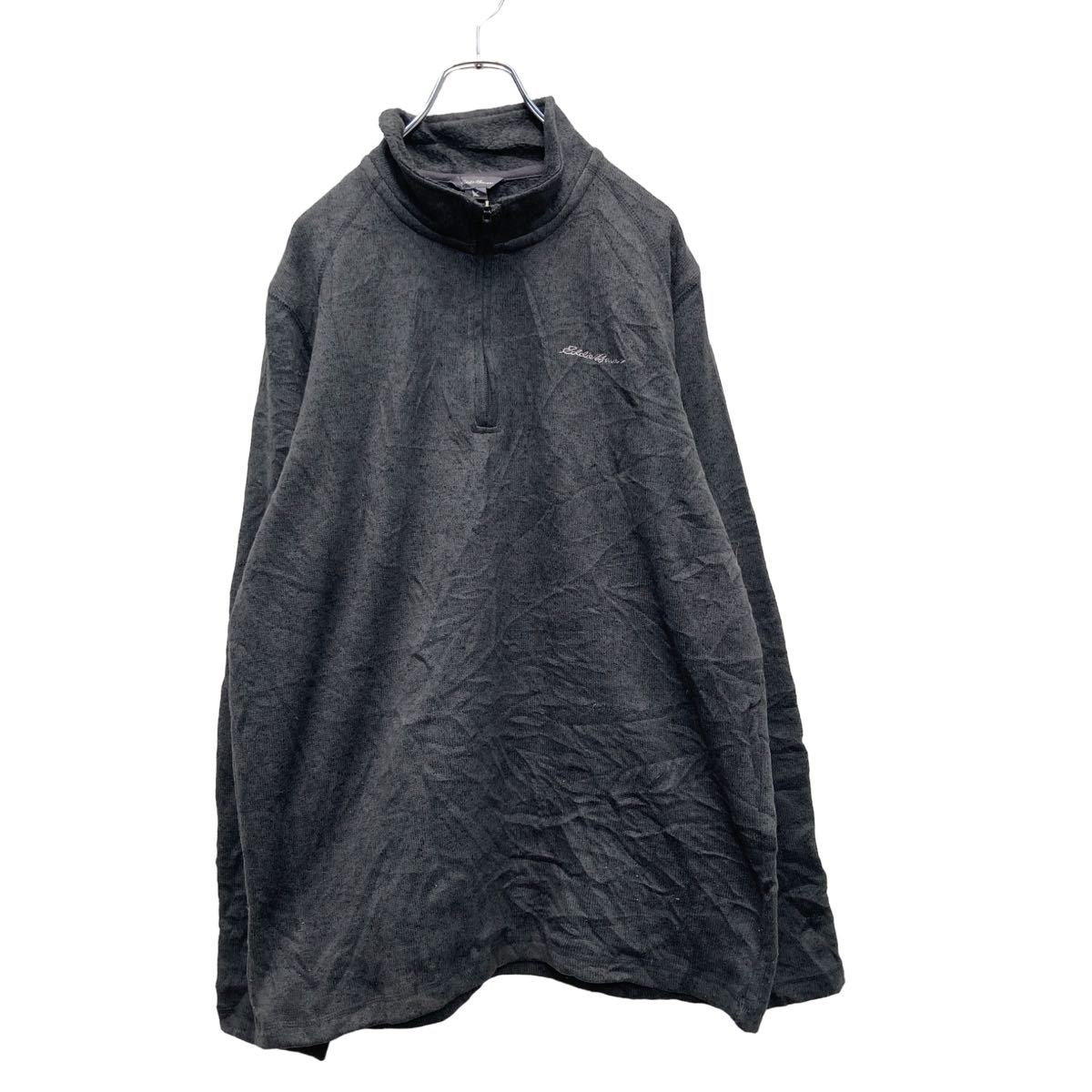 90s Eddie Bauer エディーバウアー ハーフジップフリースジャケット ビンテージ【エディーバウアー】Eddie Bauer 緑 ポーラテック