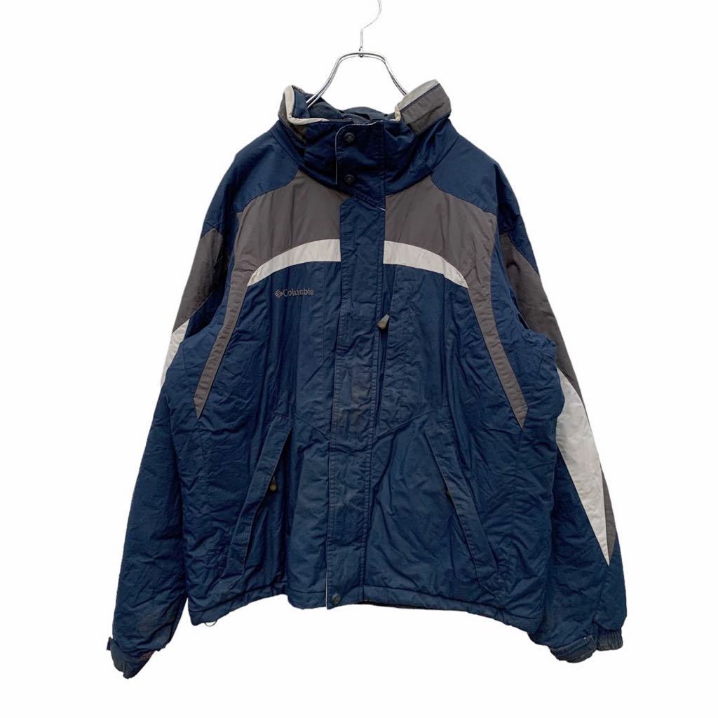 楽天市場】【中古】【古着】 Columbia マウンテンパーカー M ネイビー