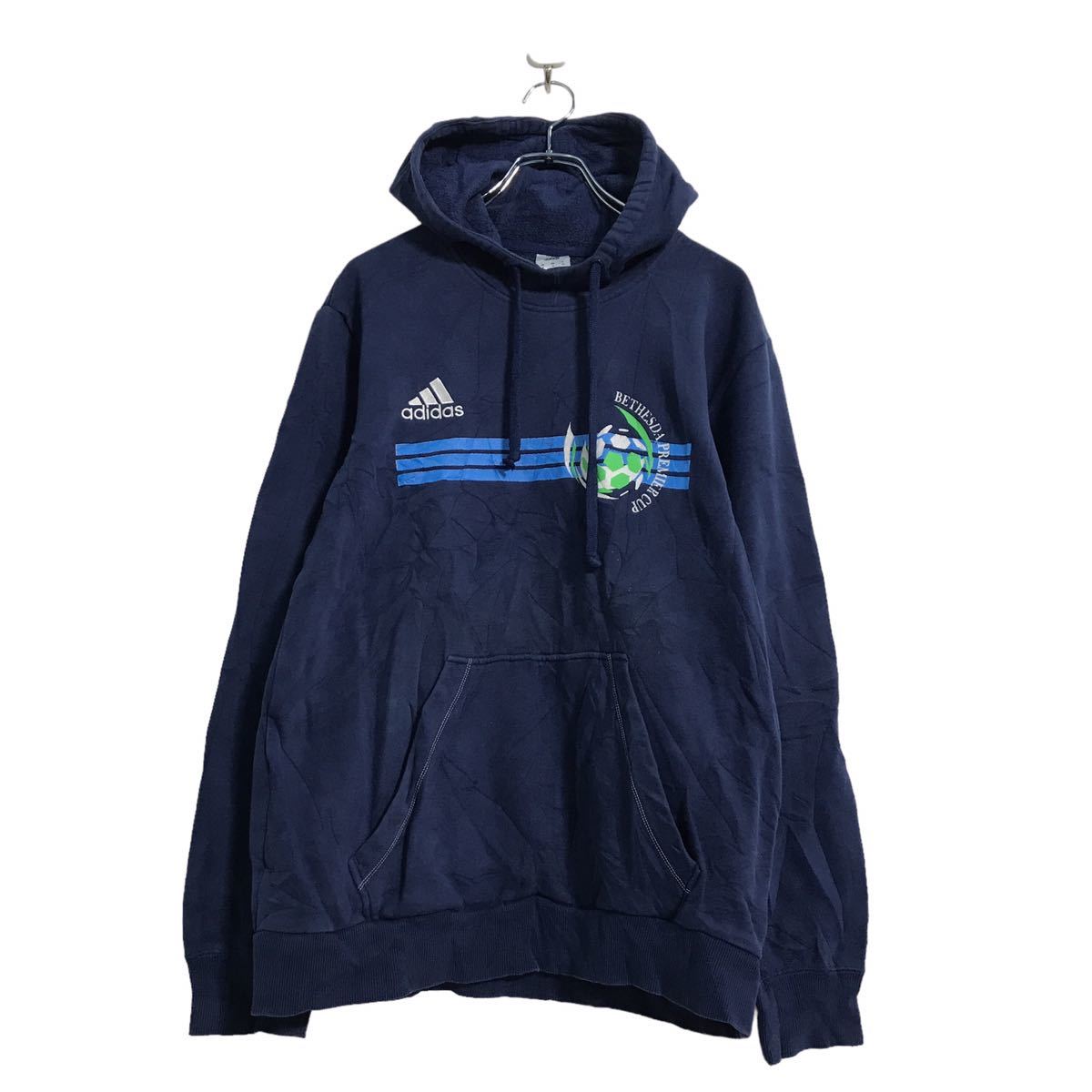 楽天市場】【中古】【古着】 adidas プリント スウェット パーカー