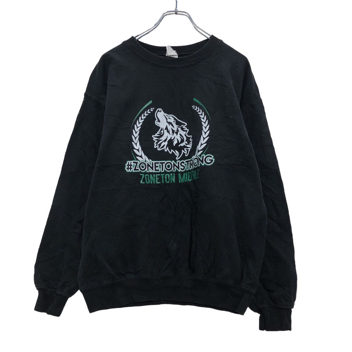 楽天市場】【中古】【古着】 GILDAN プリント スウェット トレーナー 