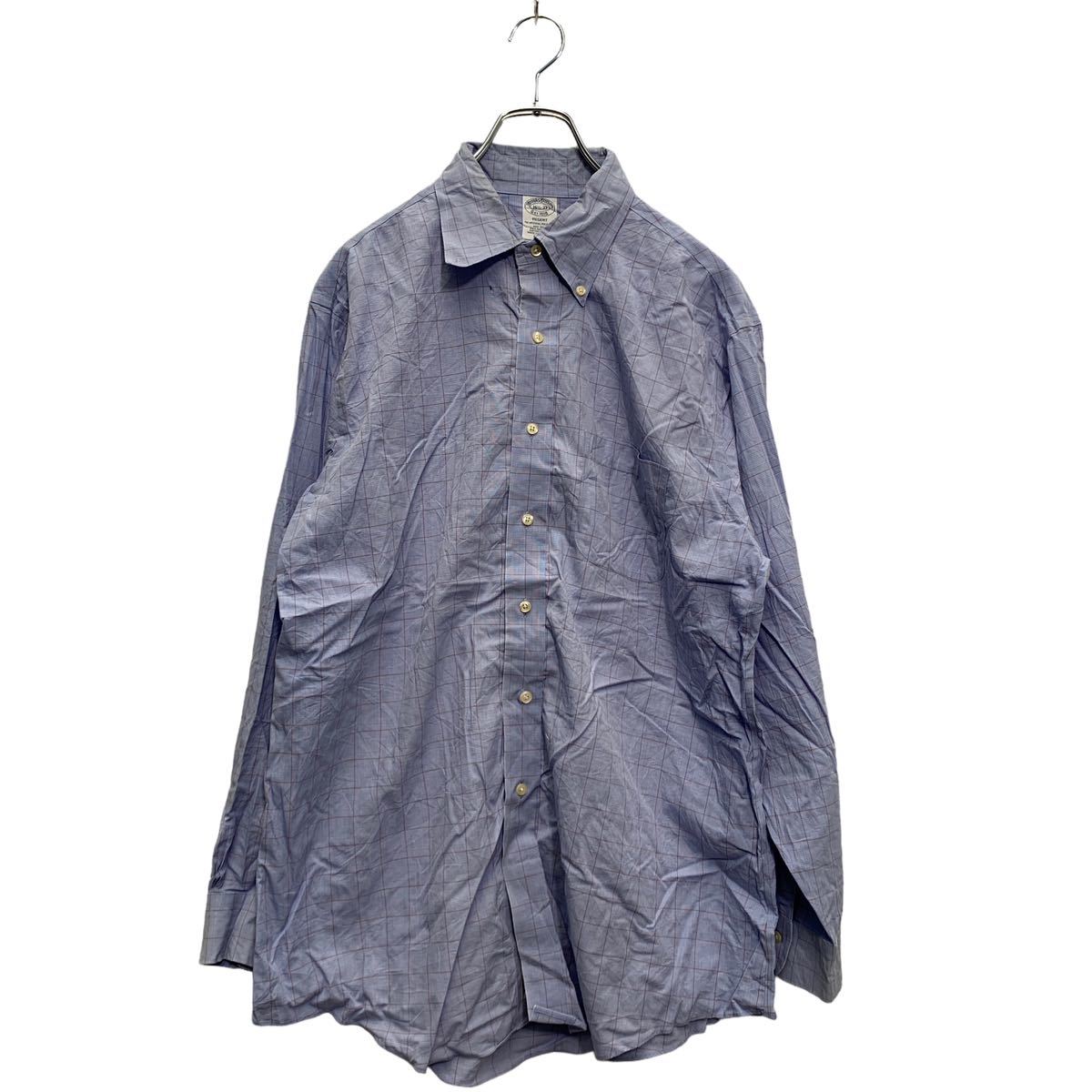 ブルックスブラザーズ　USA製 長袖BDチェックシャツ　15 古着. 古着 90-00s USA製 Brooks Brothers Makers 8ボタン 100
