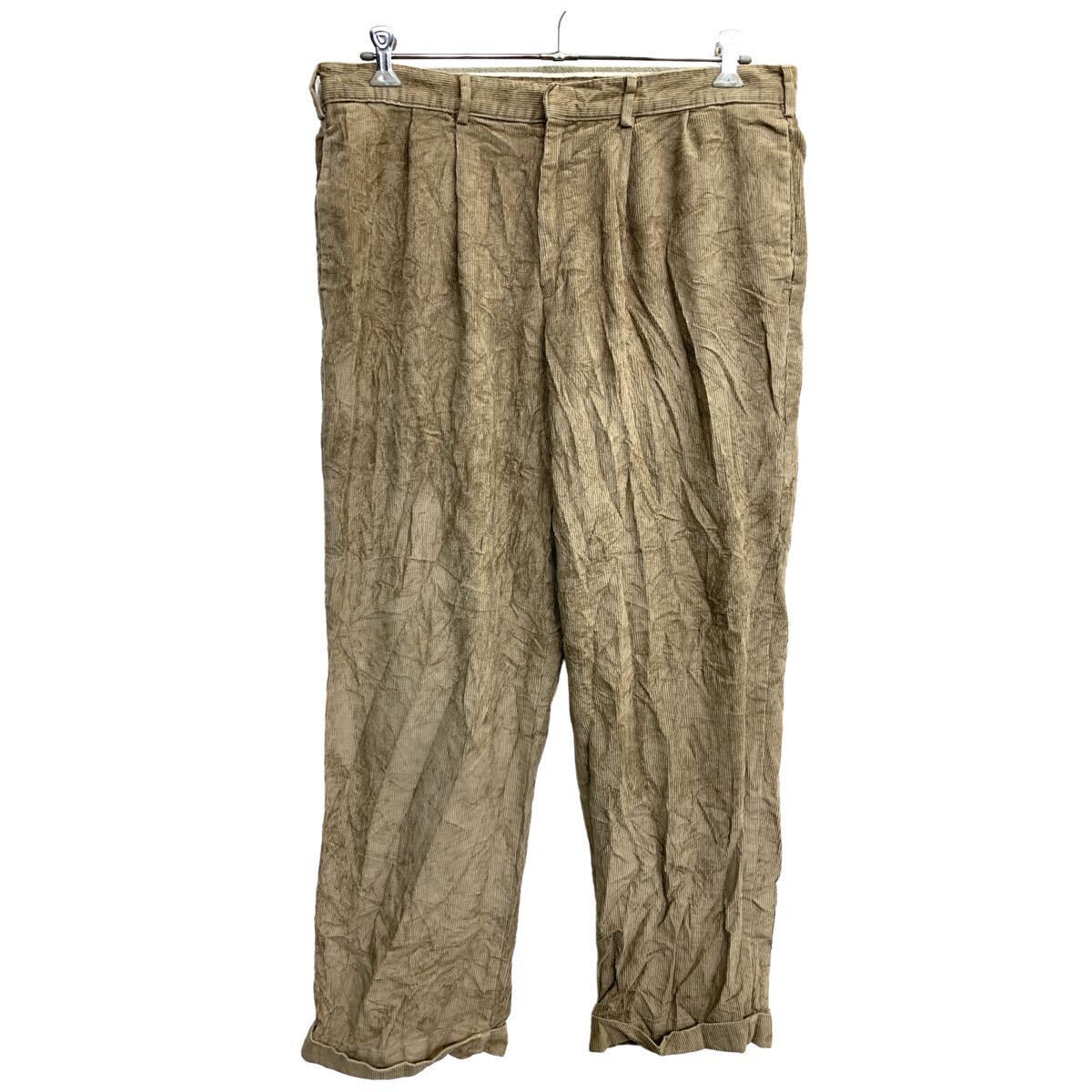 楽天市場】90s DOCKERS ノータック 太畝 コーデュロイ パンツ 34 32