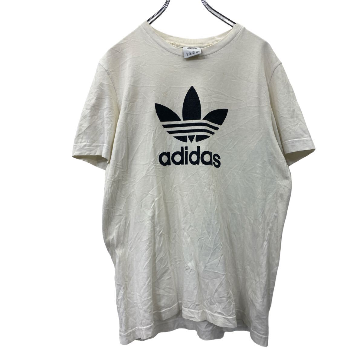 楽天市場】【中古】【古着】 adidas 半袖 ロゴ Tシャツ アディダス S