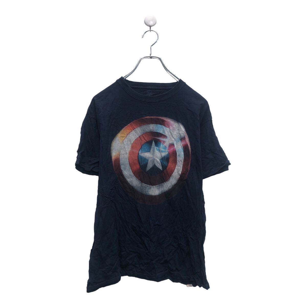 楽天市場】【中古】【古着】 MARVEL 半袖 プリント Tシャツ L マーベル