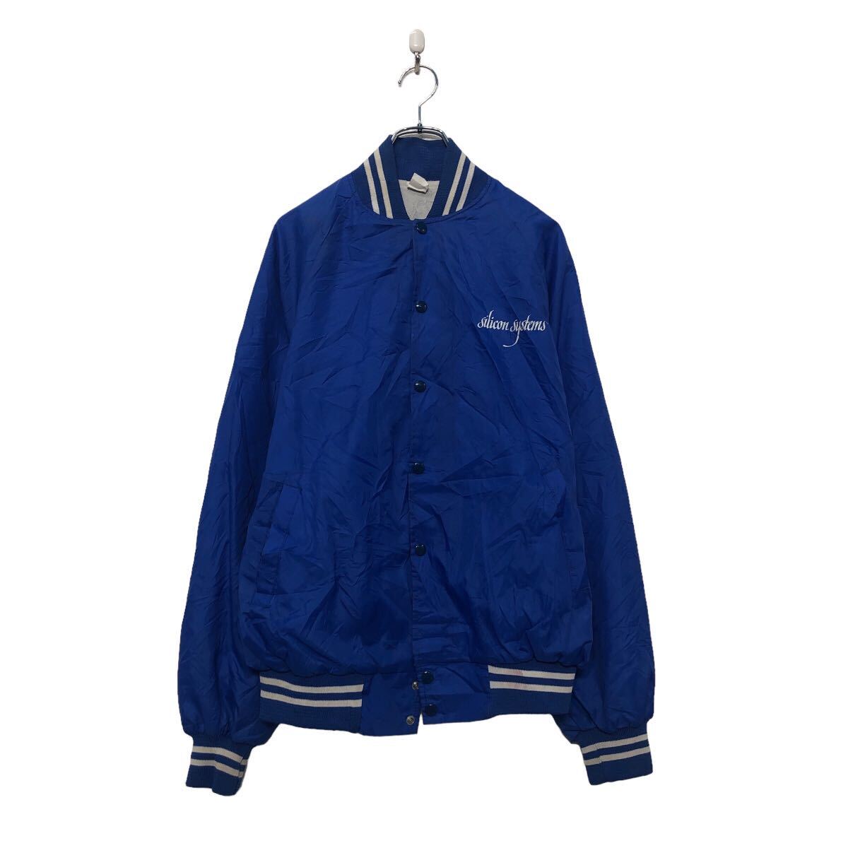 楽天市場】【中古】【古着】 ナイロン スタジャン L～ ブラック
