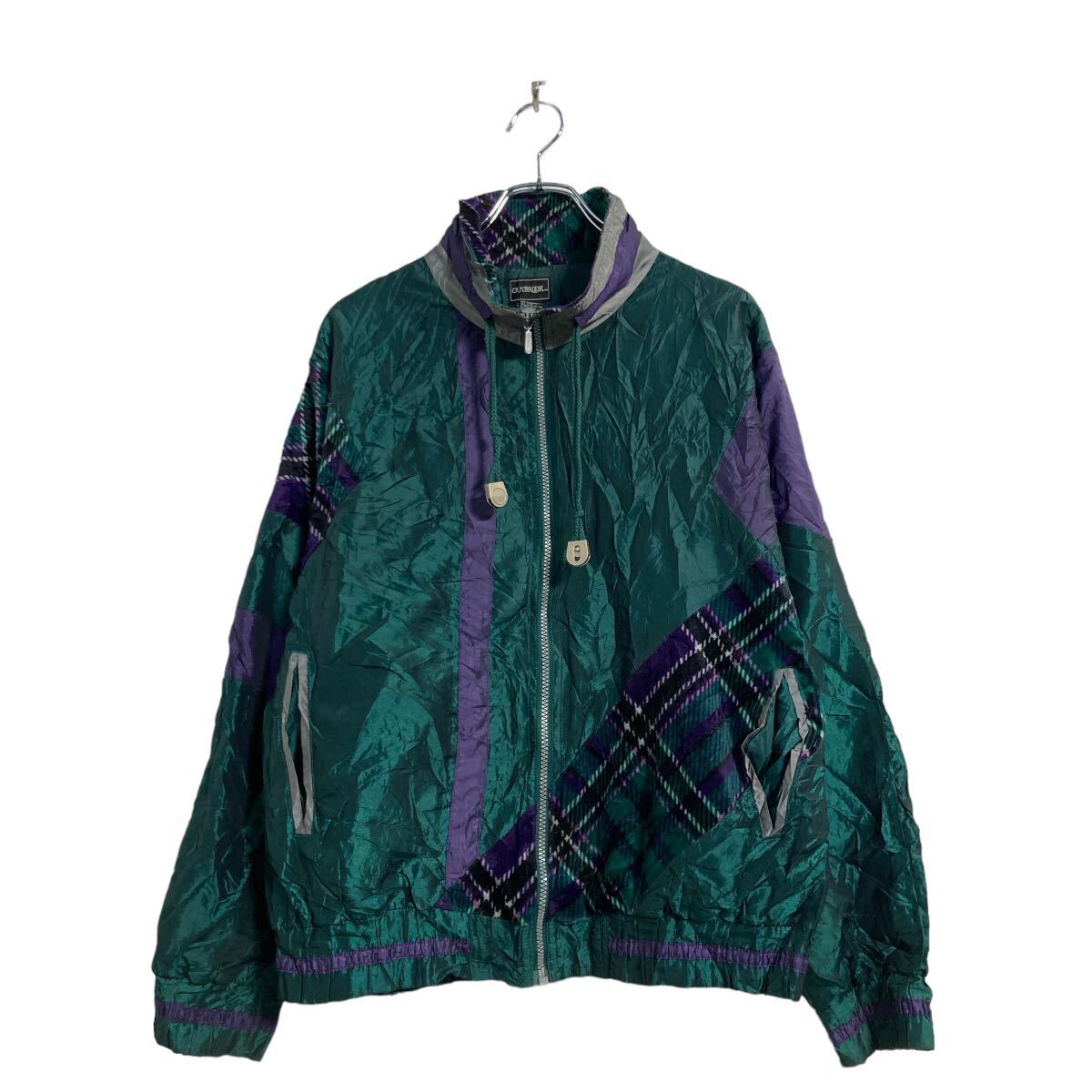 Brook ブルゾン ネイビー 楽天市場】【中古】【古着】 OUTBROOK ジャケット M ネイビー