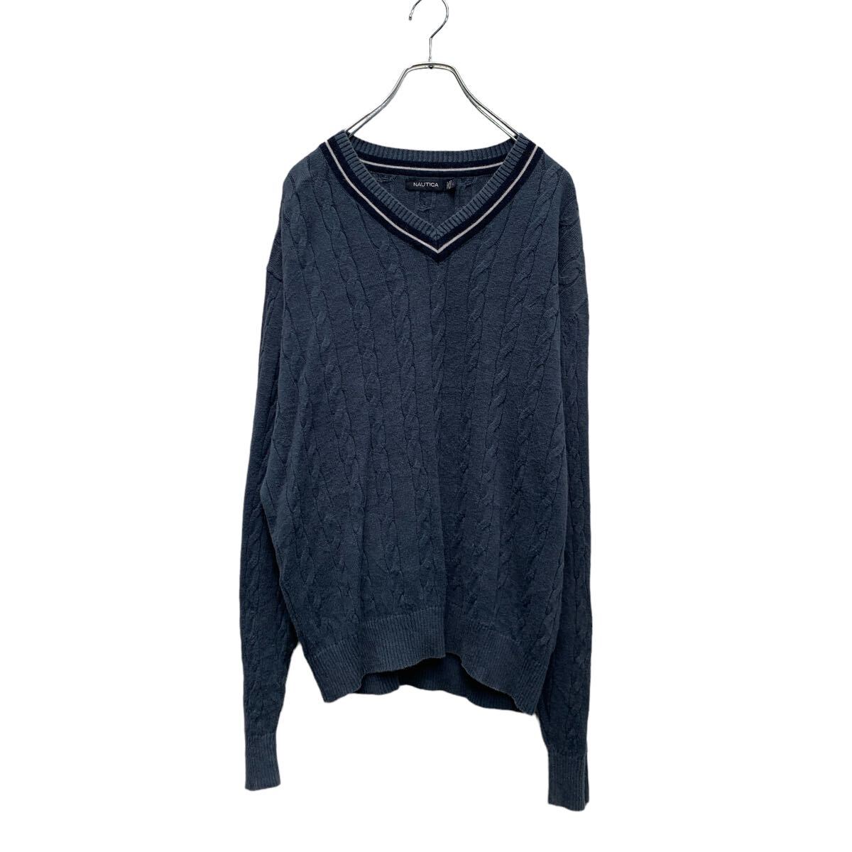 楽天市場】【中古】【古着】 NAUTICA コットン混紡 ニット