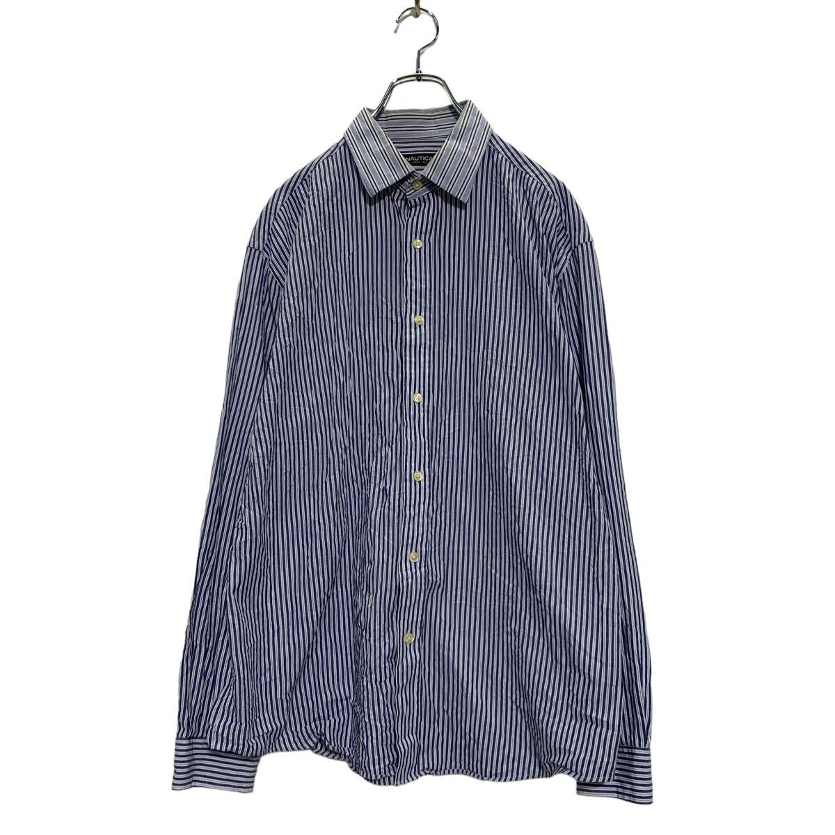 ^*^様 21 ノーティカのみアメリカ古着　半袖　長袖シャツ50着セットまとめ売 楽天市場】【中古】【古着】 NAUTICA 長袖 ストライプシャツ 16 L