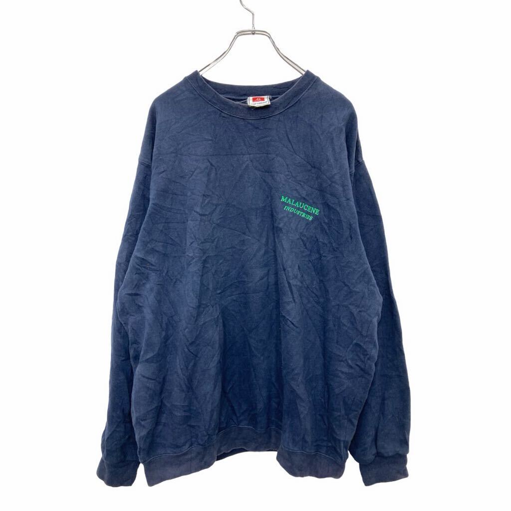 ヘインズ Hanes スウェット トレーナ L 青紫 USA アメリカ 古着 古着 80s USA製 Hanes Heavy Weight 無地 ソリッド セットイン